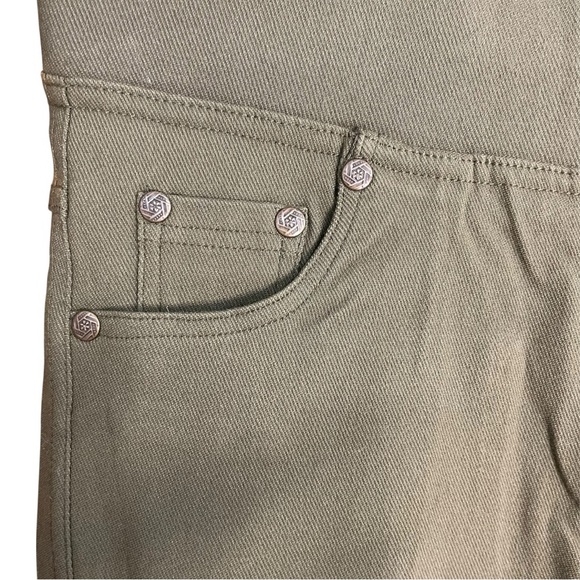 Kathy Comfort Control Leggings Jeggings Plus Size Green - Picture 2 of 9